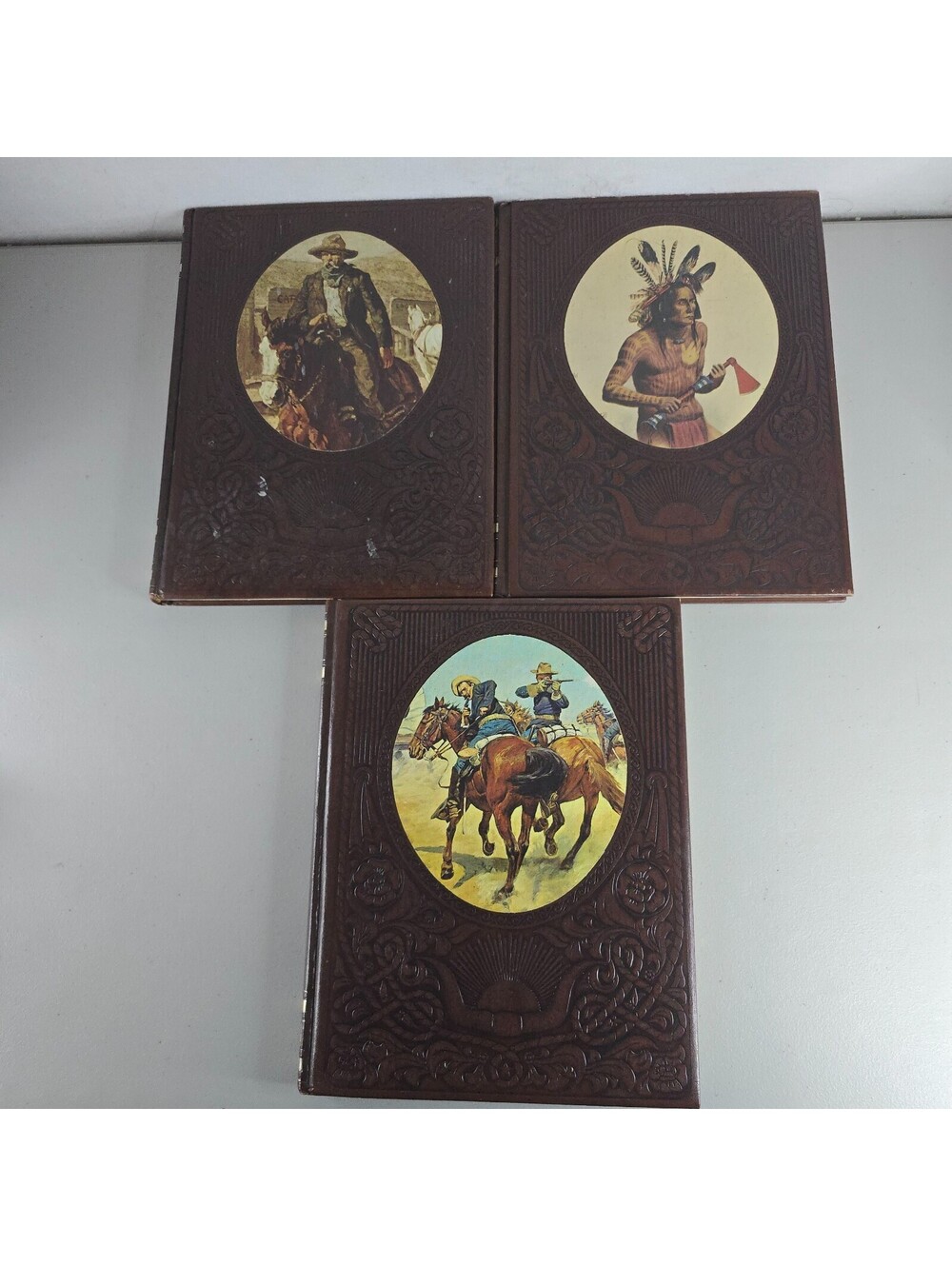 The Old West Books The Gunfighters, The Indians, The Soldiers Hardcover 3 Lot